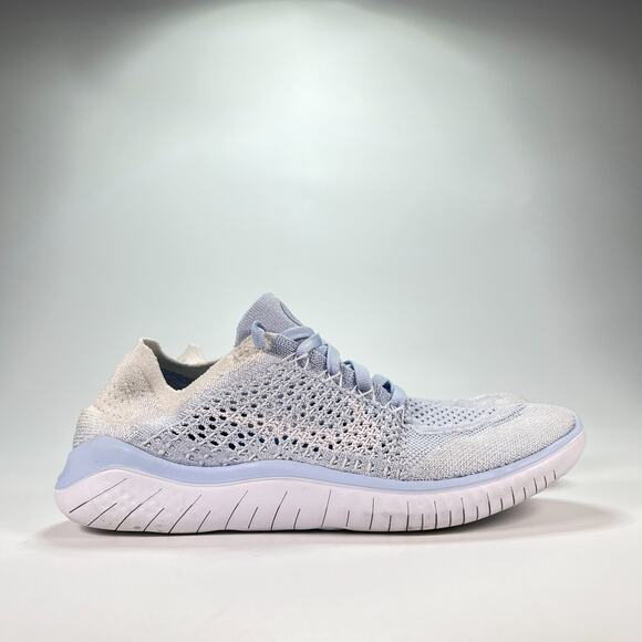 Nike Free RN Flyknit 2018 Hydrogen Blue Running Shoes 942839-402 Women's Size 7 - Picture 1 of 11